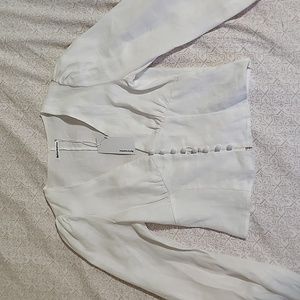 Reformation Aryn 100% Linen Top NWT